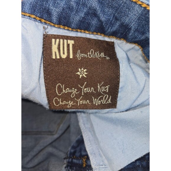 Kut From The Kloth Carrie Boyfriend Jeans 14 (36x31) Medium Wash - Picture 6 of 11